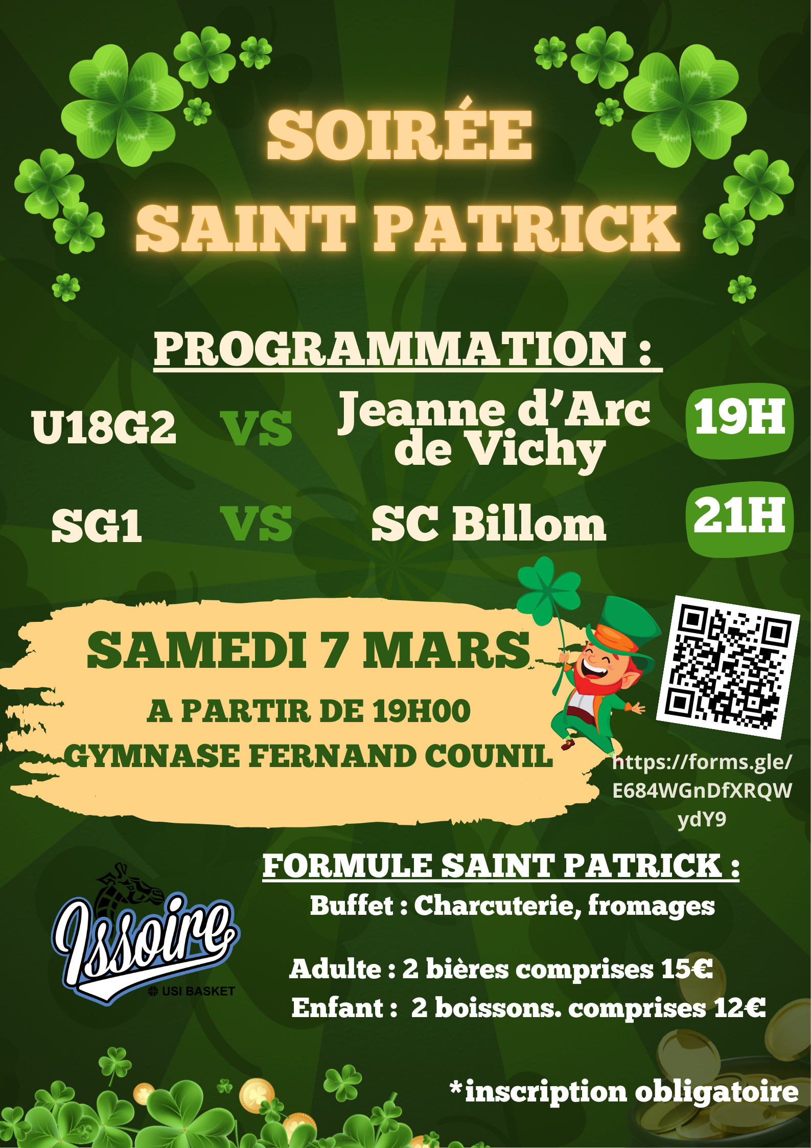 Soirée St Patrick 2026
